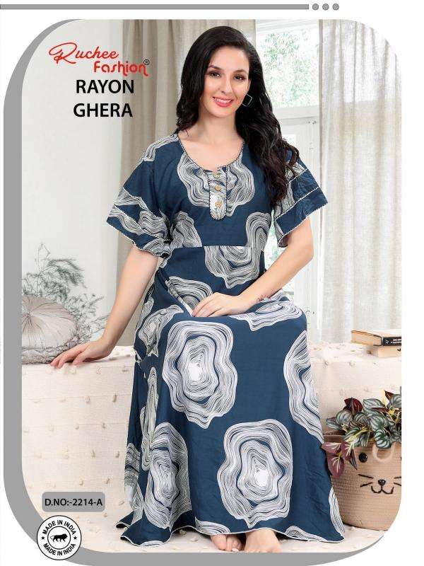 ruchee fashion rayon ghera shop trendy nighty online at affordable prices