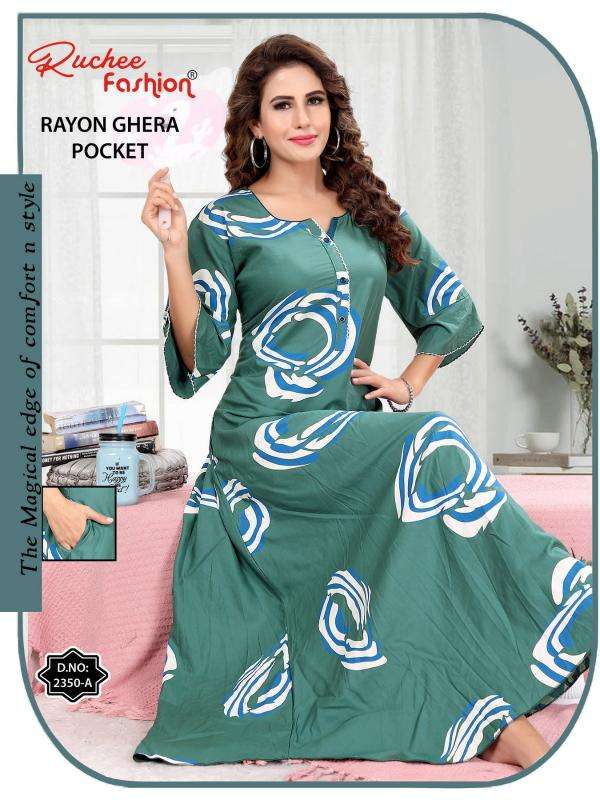 ruchee fashion rayon ghera shop trendy nighty online at affordable prices
