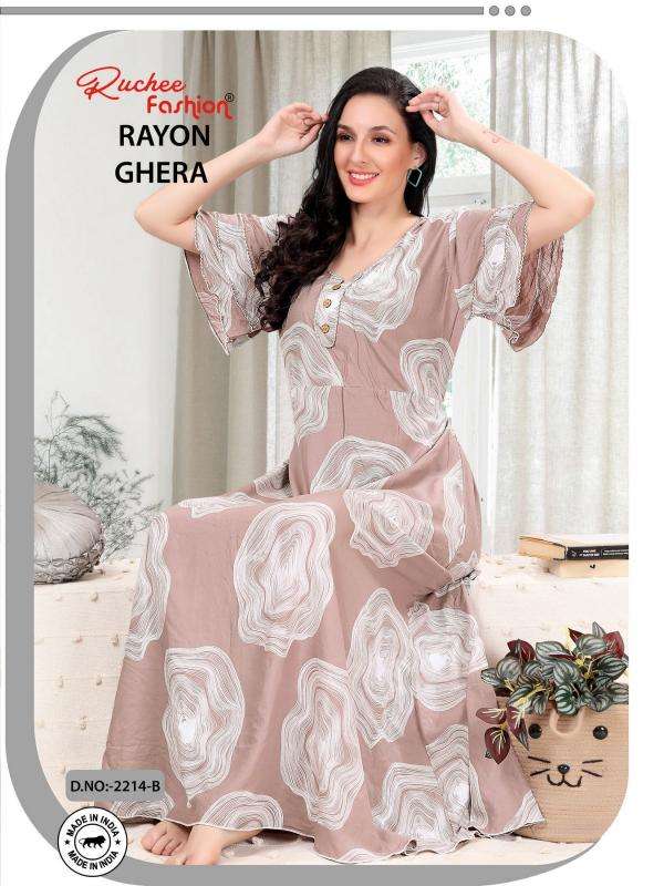 ruchee fashion rayon ghera shop trendy nighty online at affordable prices