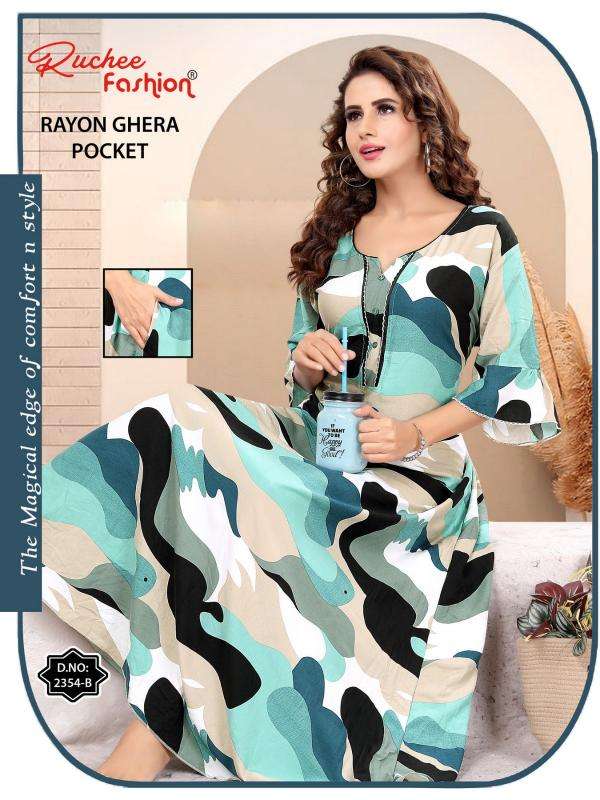 ruchee fashion rayon ghera shop trendy nighty online at affordable prices
