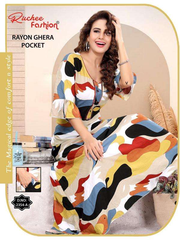 ruchee fashion rayon ghera shop trendy nighty online at affordable prices