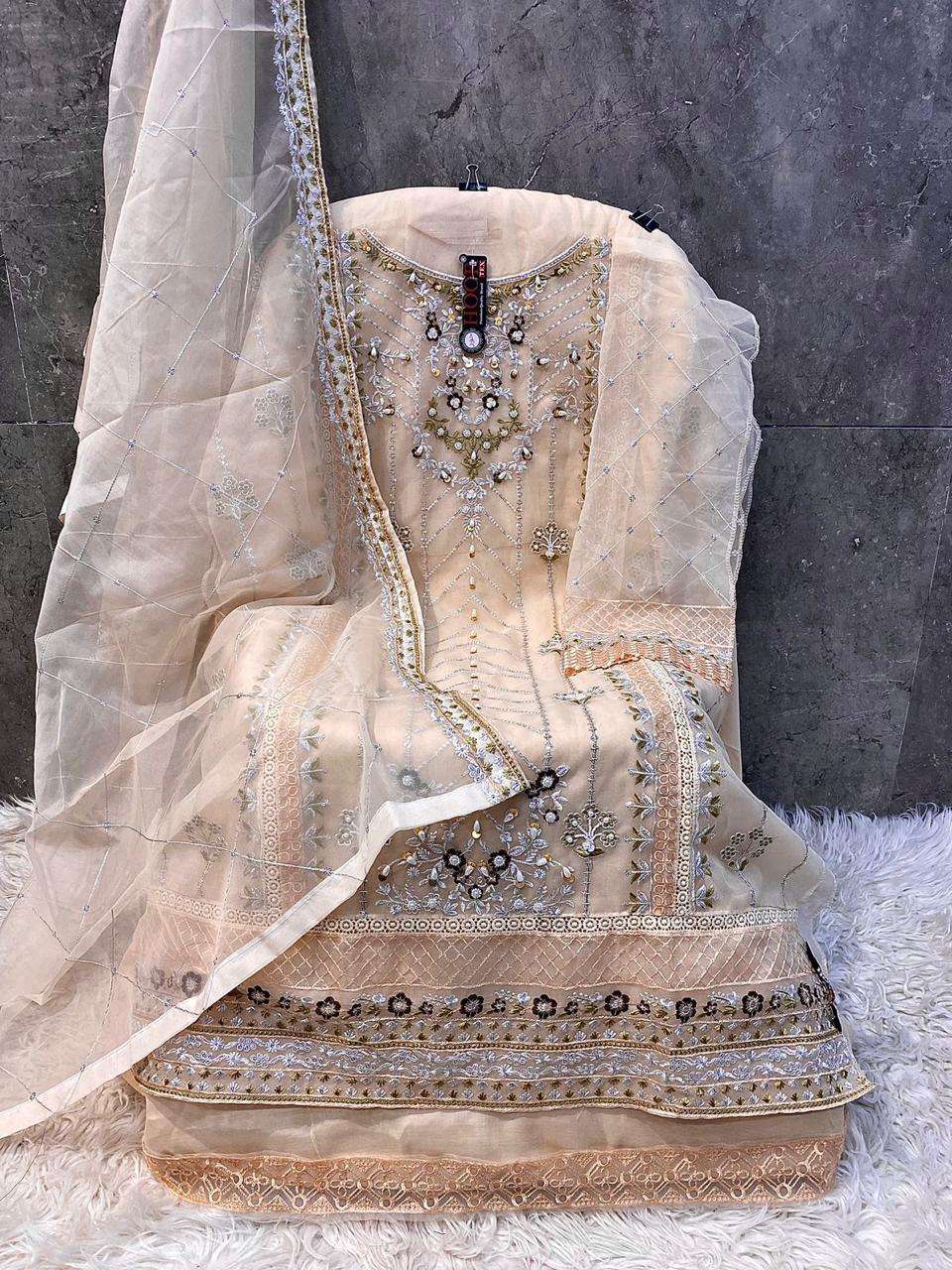 HOOR TEX OR-62 A To D Heavy Organza wholesale salwar kameez in surat 