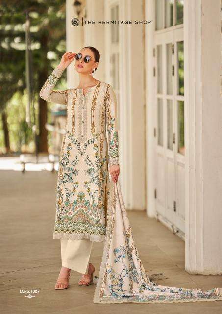 the hermitage binsaeed originals series 1001-1006 JAM SATIN wholesale salwar kameez in surat 