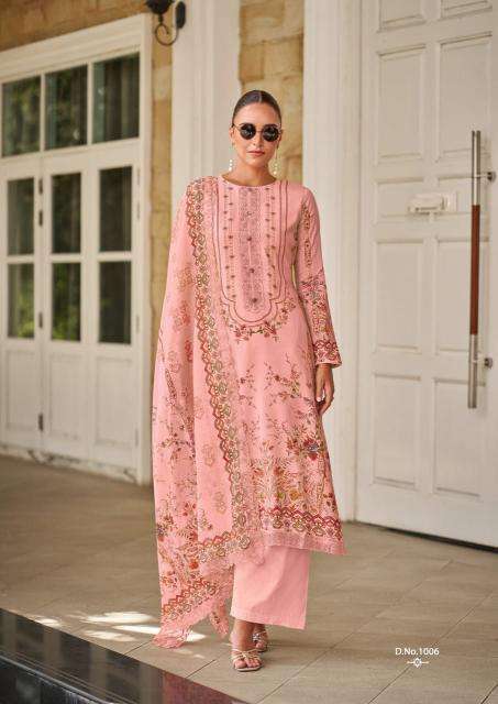 the hermitage binsaeed originals series 1001-1006 JAM SATIN wholesale salwar kameez in surat 