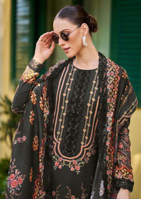the hermitage binsaeed originals series 1001-1006 JAM SATIN wholesale salwar kameez in surat 