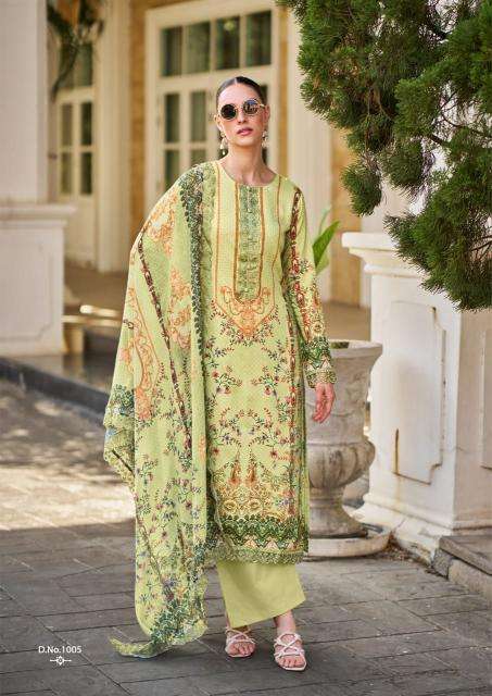 the hermitage binsaeed originals series 1001-1006 JAM SATIN wholesale salwar kameez in surat 