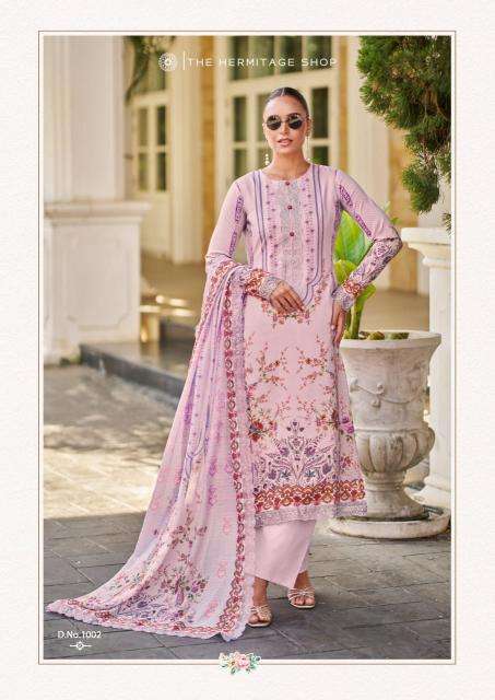 the hermitage binsaeed originals series 1001-1006 JAM SATIN wholesale salwar kameez in surat 