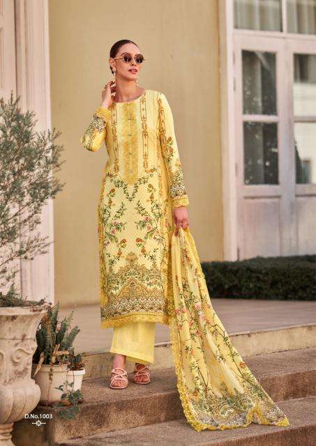 the hermitage binsaeed originals series 1001-1006 JAM SATIN wholesale salwar kameez in surat 