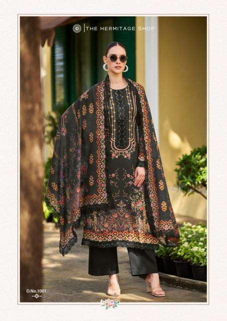the hermitage binsaeed originals series 1001-1006 JAM SATIN wholesale salwar kameez in surat 