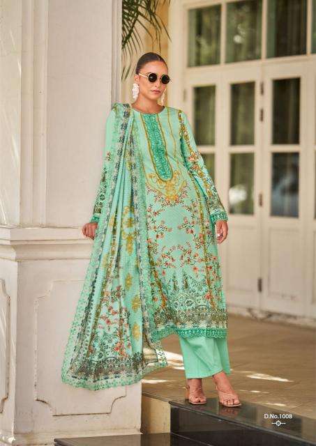 the hermitage binsaeed originals series 1001-1006 JAM SATIN wholesale salwar kameez in surat 
