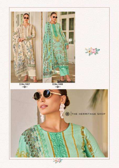 the hermitage binsaeed originals series 1001-1006 JAM SATIN wholesale salwar kameez in surat 
