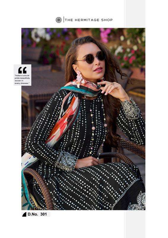 the hermitage maham series 301-306 jam satin wholesale salwar kameez in surat 