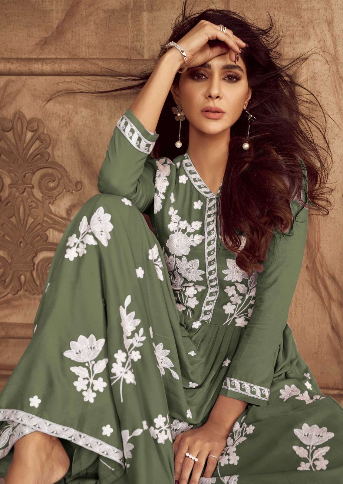 All hit color designer heavy rayon wholesale kurti