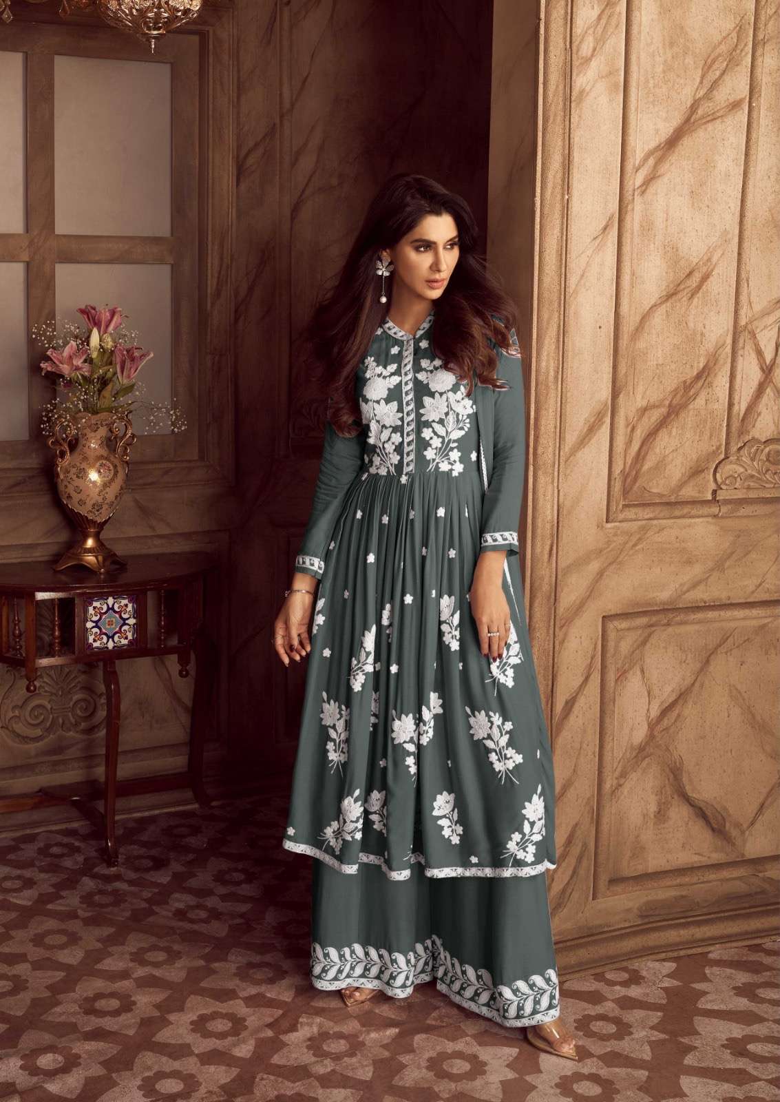 All hit color designer heavy rayon wholesale kurti