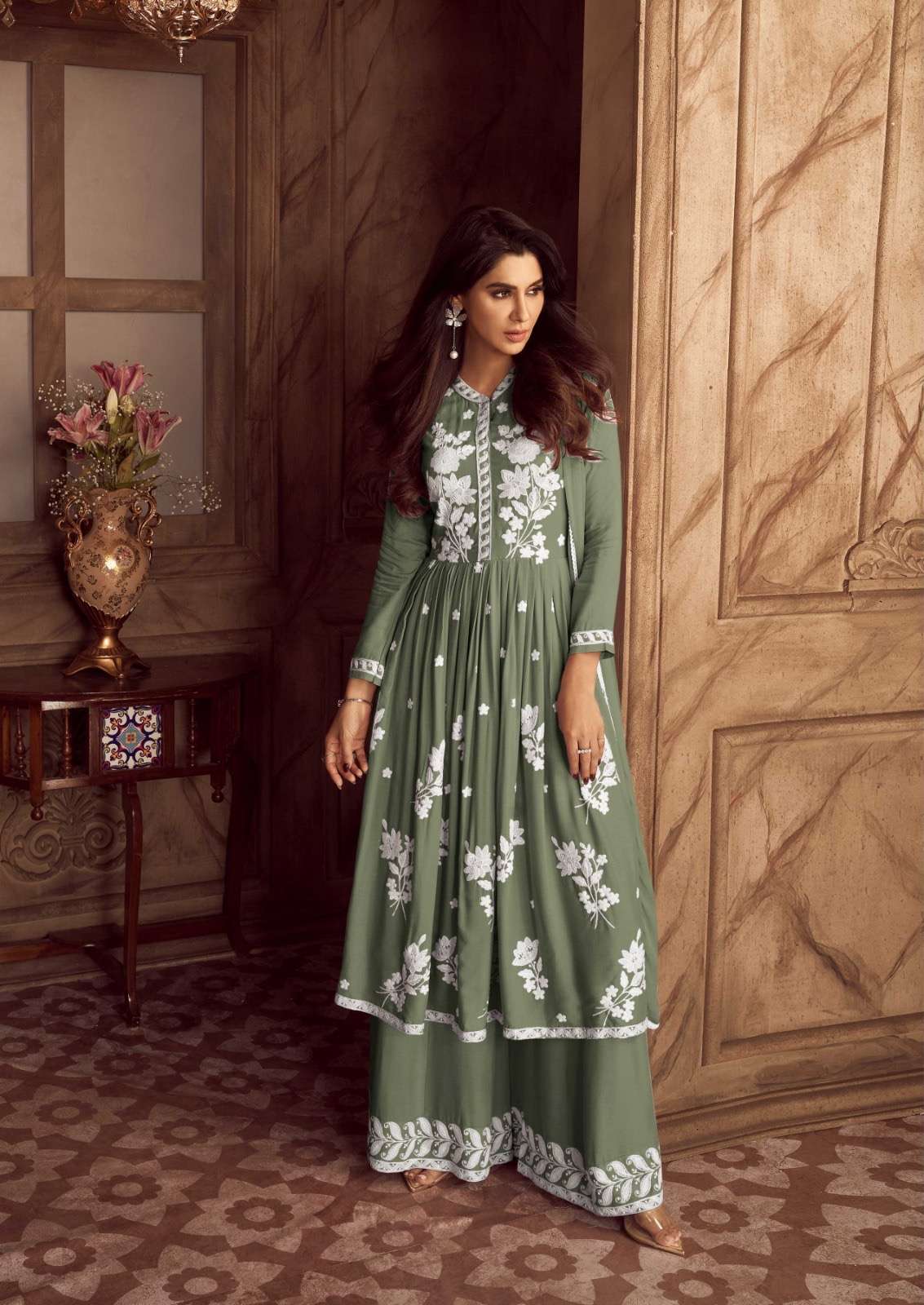 All hit color designer heavy rayon wholesale kurti