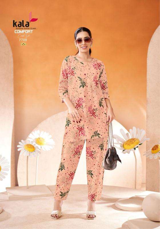 kala comfort co-ord set vol 2 series 7701-7712 fancy co-ord sets