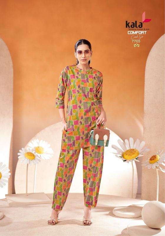 kala comfort co-ord set vol 2 series 7701-7712 fancy co-ord sets