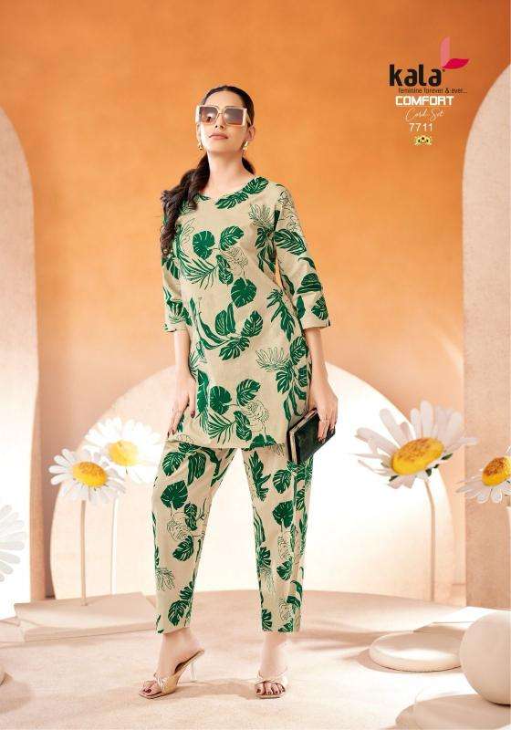kala comfort co-ord set vol 2 series 7701-7712 fancy co-ord sets