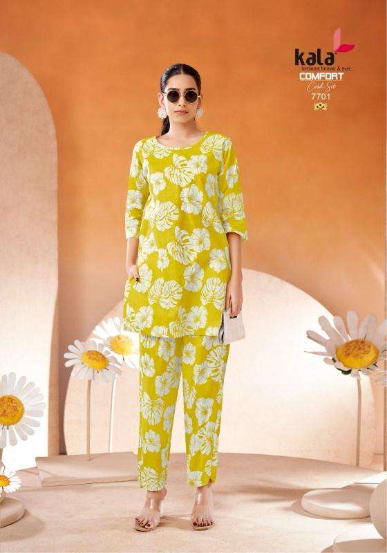 kala comfort co-ord set vol 2 series 7701-7712 fancy co-ord sets
