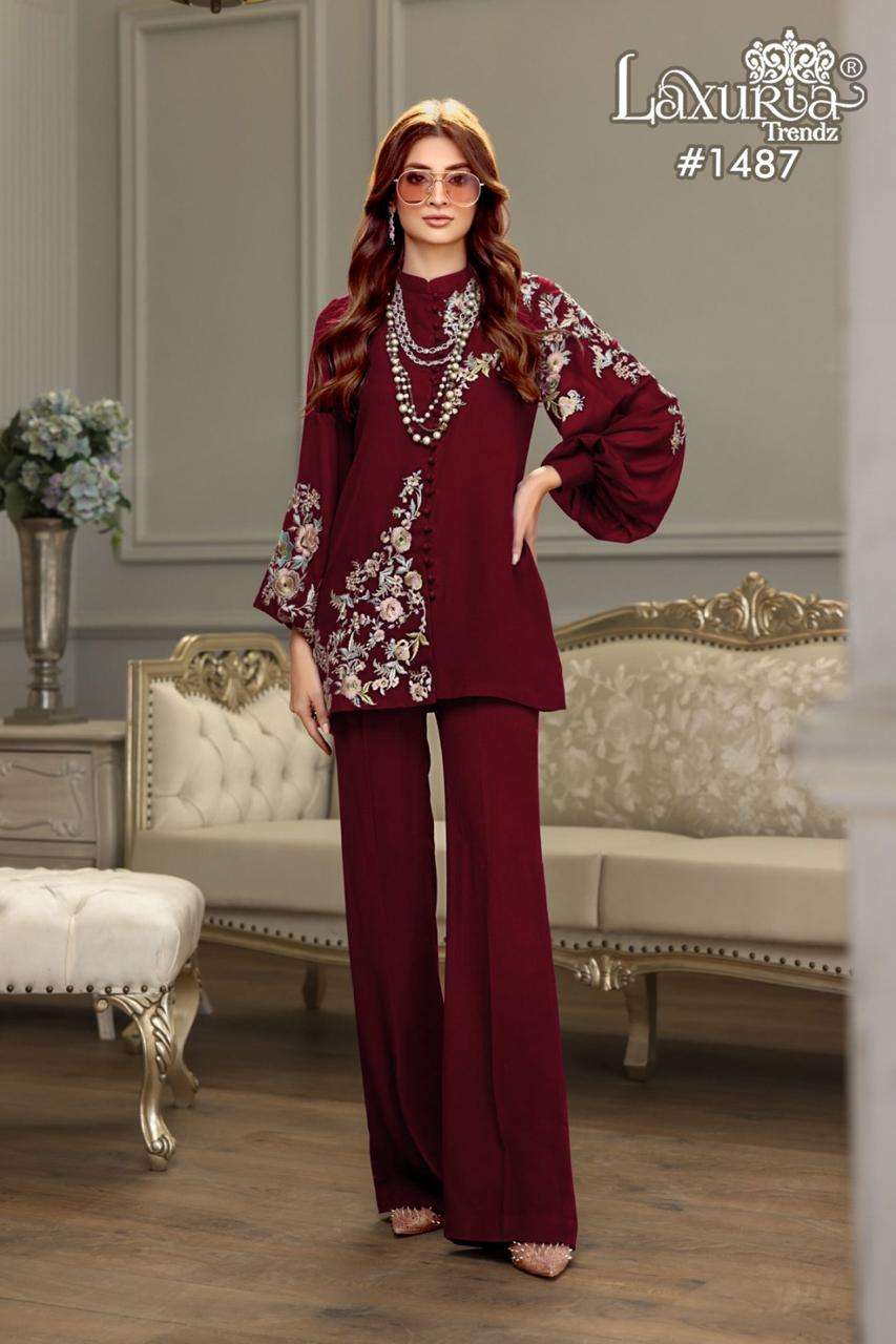 laxuria trendz 1487 Fox Georgette cor-ord sets