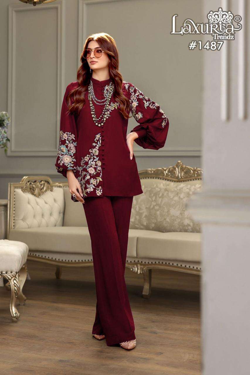 laxuria trendz 1487 Fox Georgette cor-ord sets