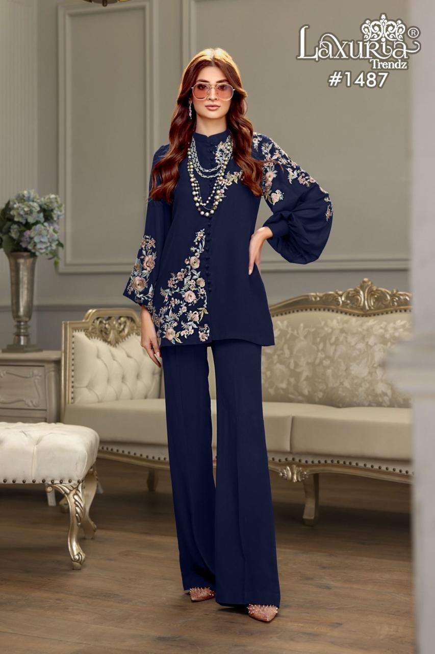 laxuria trendz 1487 Fox Georgette cor-ord sets