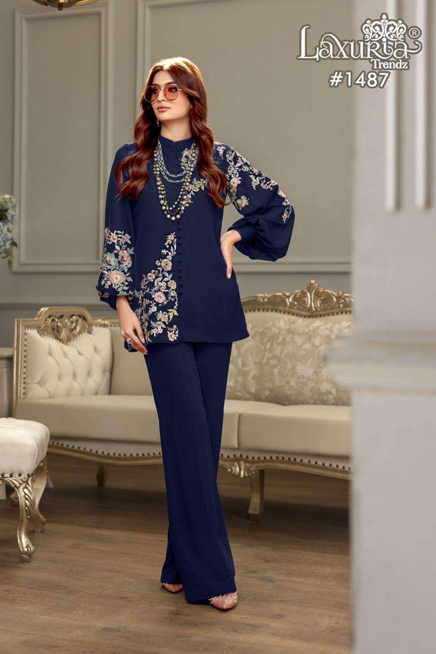 laxuria trendz 1487 Fox Georgette cor-ord sets