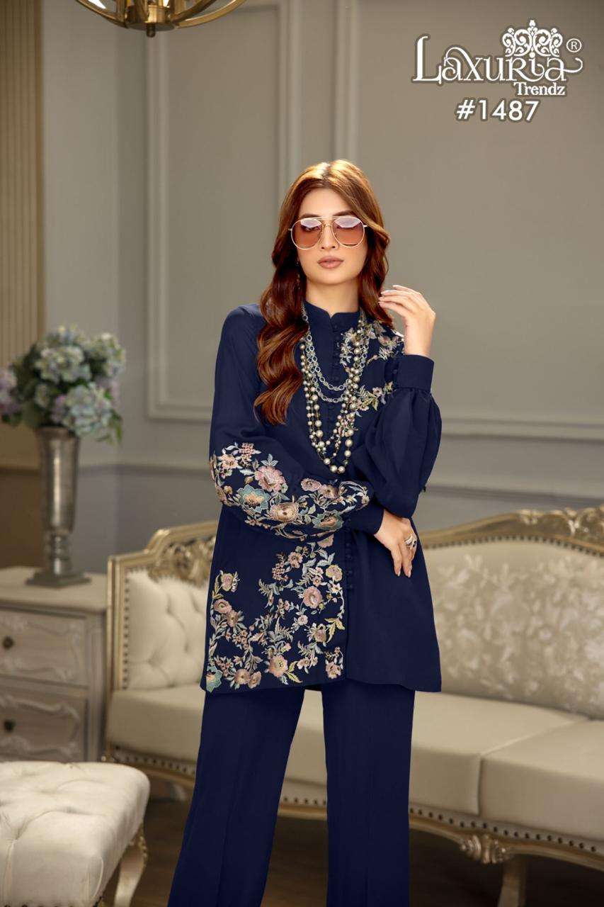 laxuria trendz 1487 Fox Georgette cor-ord sets