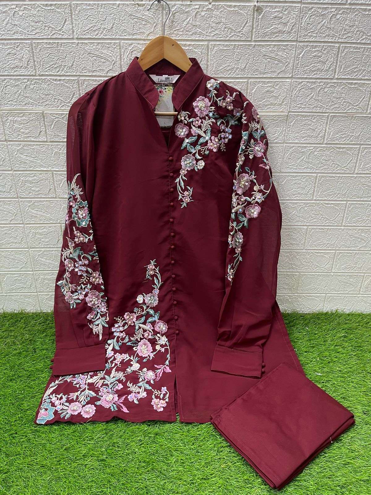laxuria trendz 1487 Fox Georgette cor-ord sets