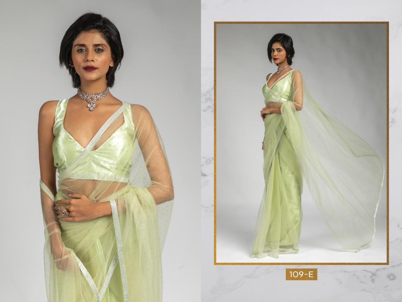 109a-109f burtterfly soft net shop glamorous styles one minute sarees