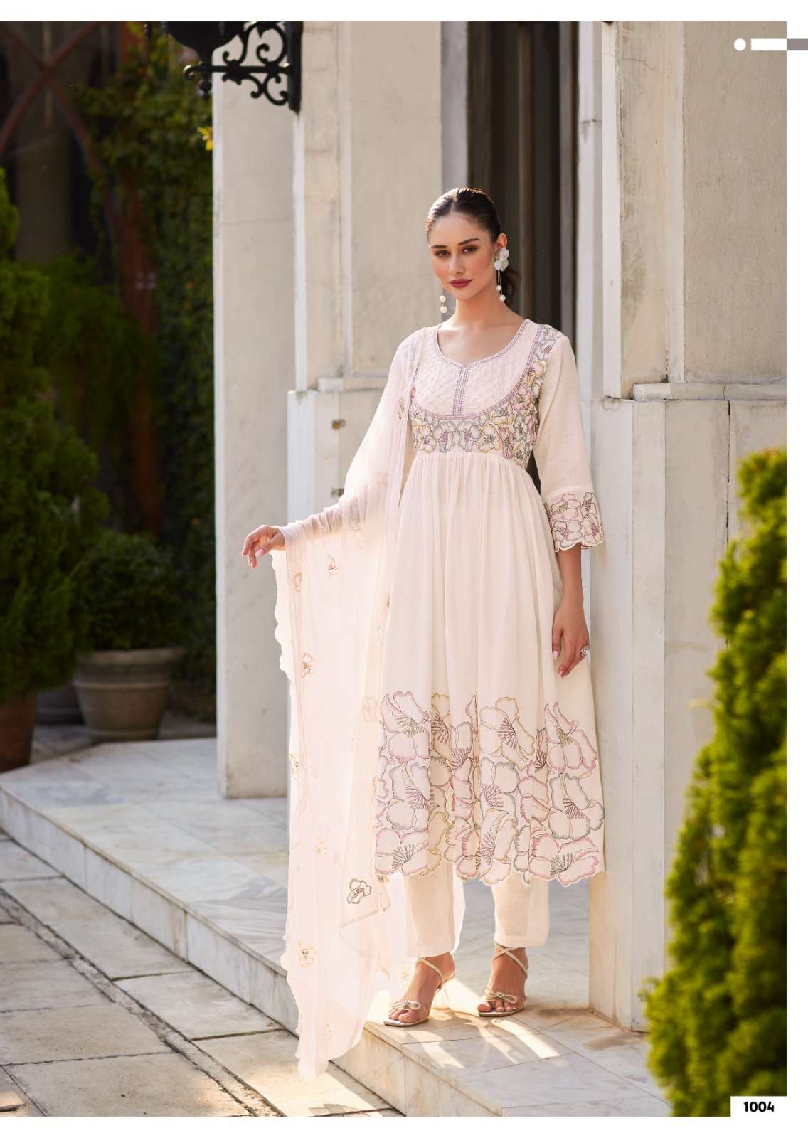 ayana PURE MAL embroidered work with handwork and Accessories work wholesale suit 