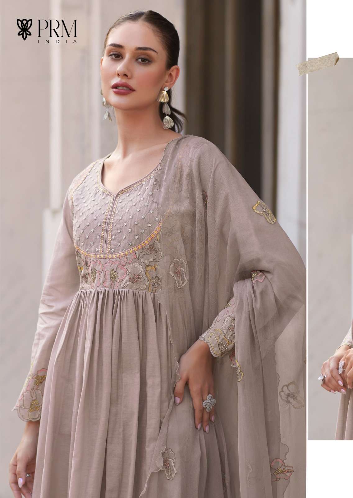 ayana PURE MAL embroidered work with handwork and Accessories work wholesale suit 