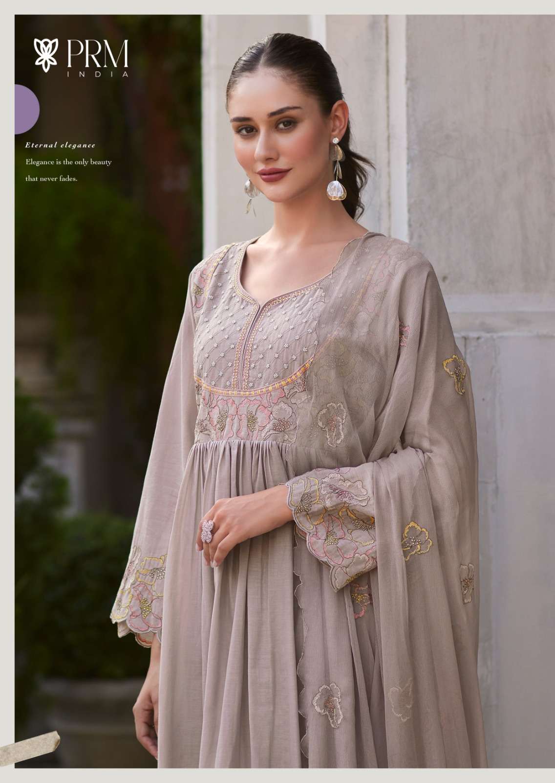 ayana PURE MAL embroidered work with handwork and Accessories work wholesale suit 