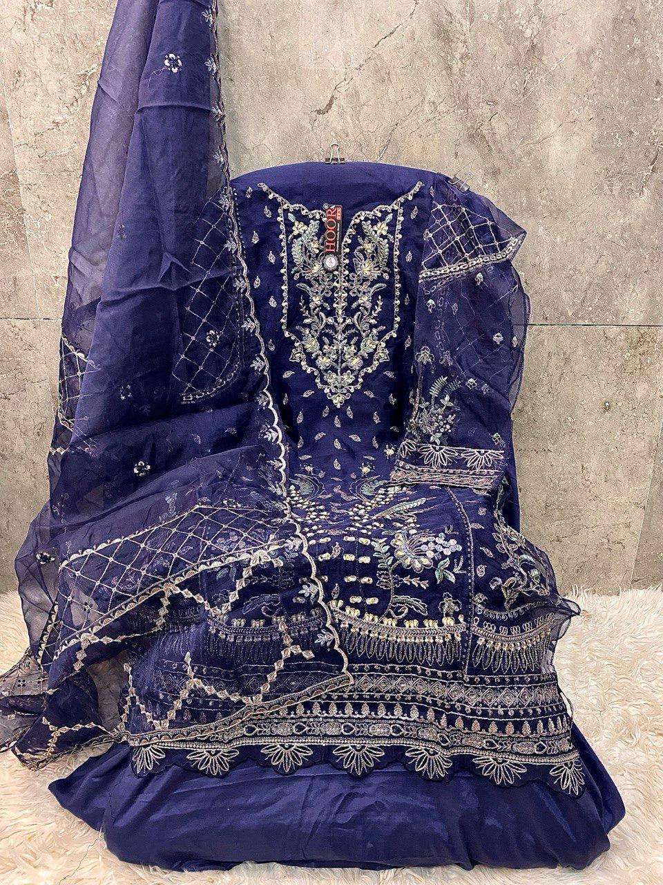 hoor tex OR-78 A To D Heavy Organza wholesale suit 