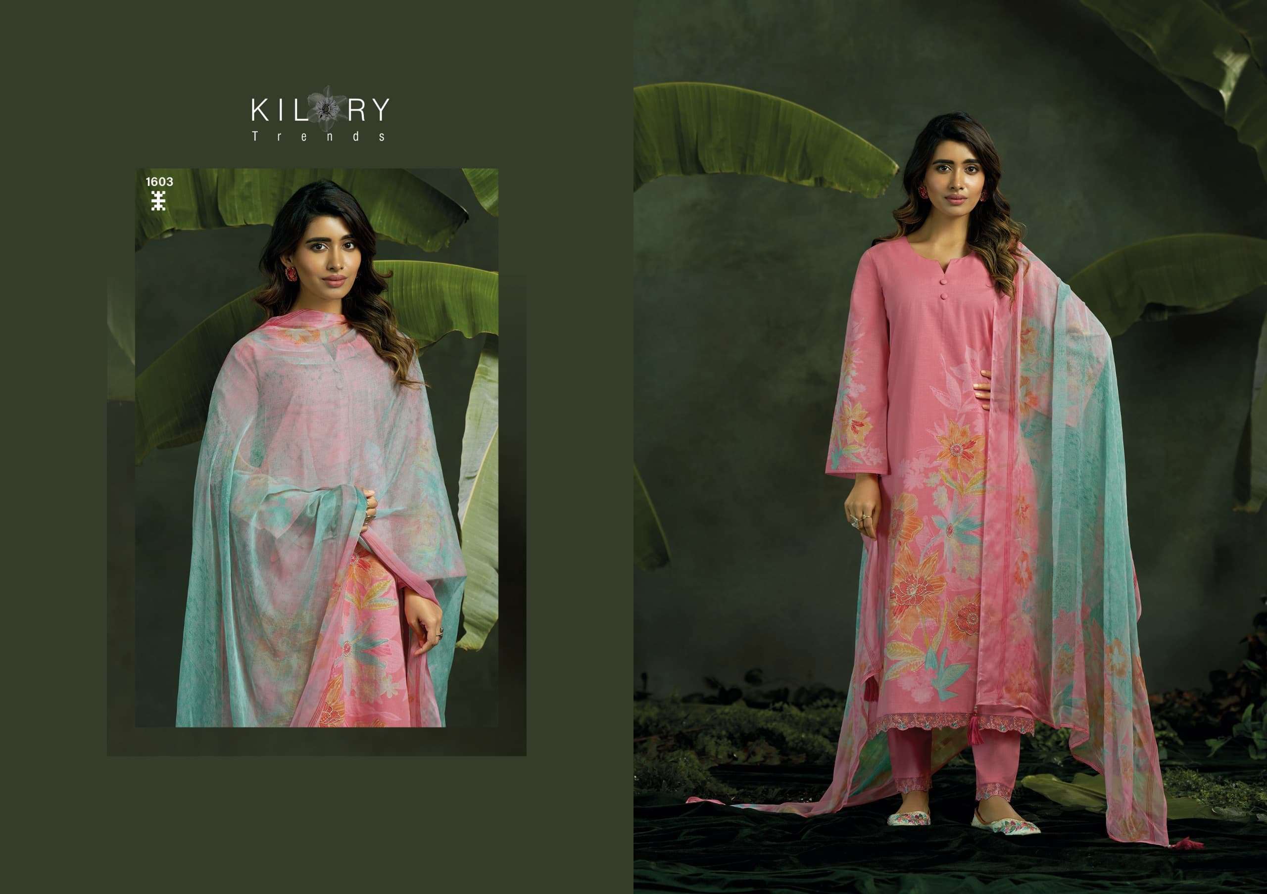 kilory trends a royal boutique series 1601-1604 lawn cotton wholesale suit 