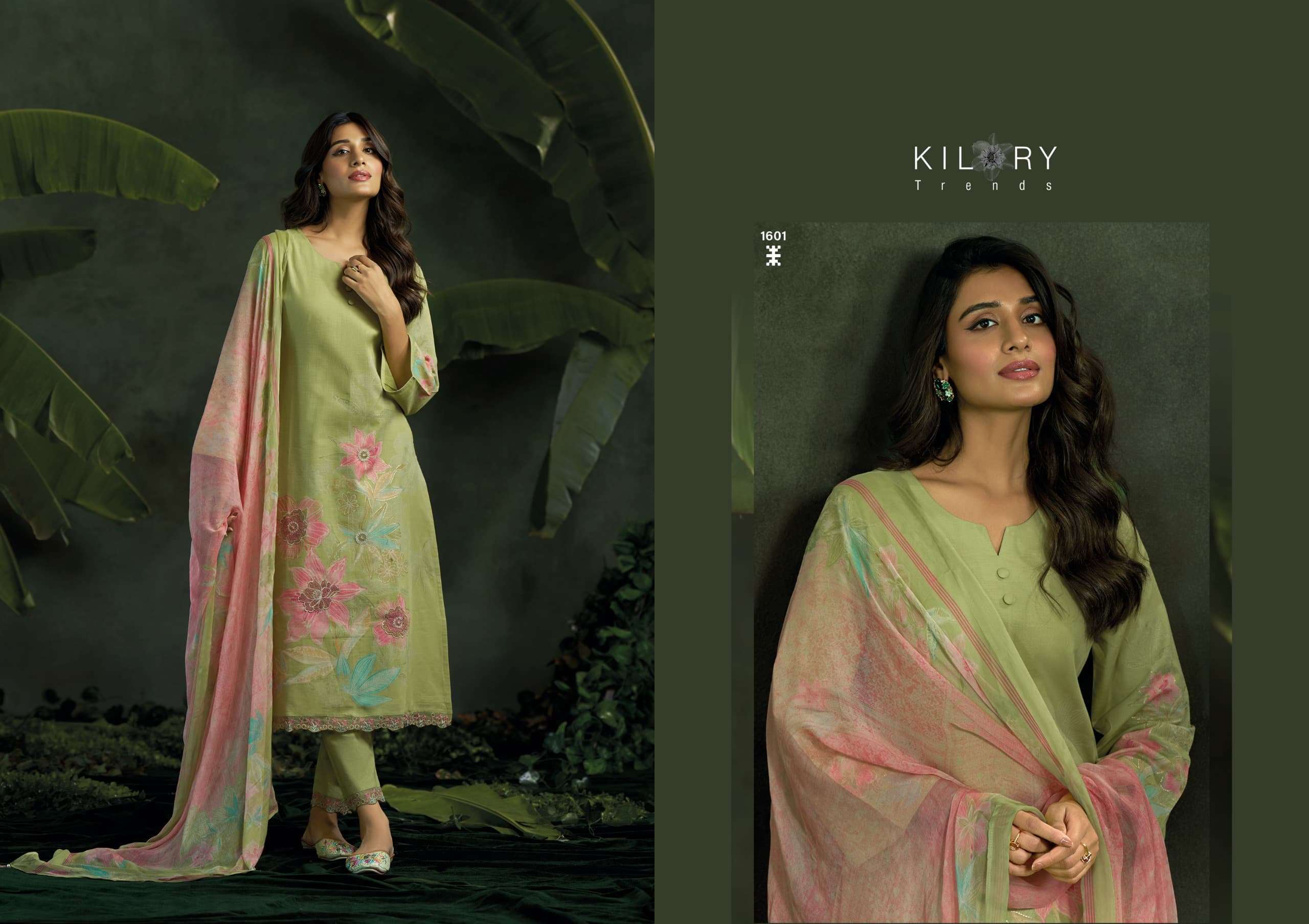 kilory trends a royal boutique series 1601-1604 lawn cotton wholesale suit 