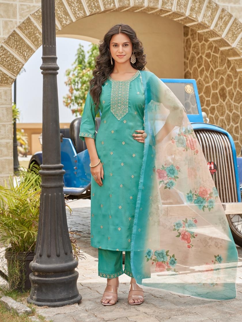 aanchi scorpio roman shimmer wholesale readymade suit 