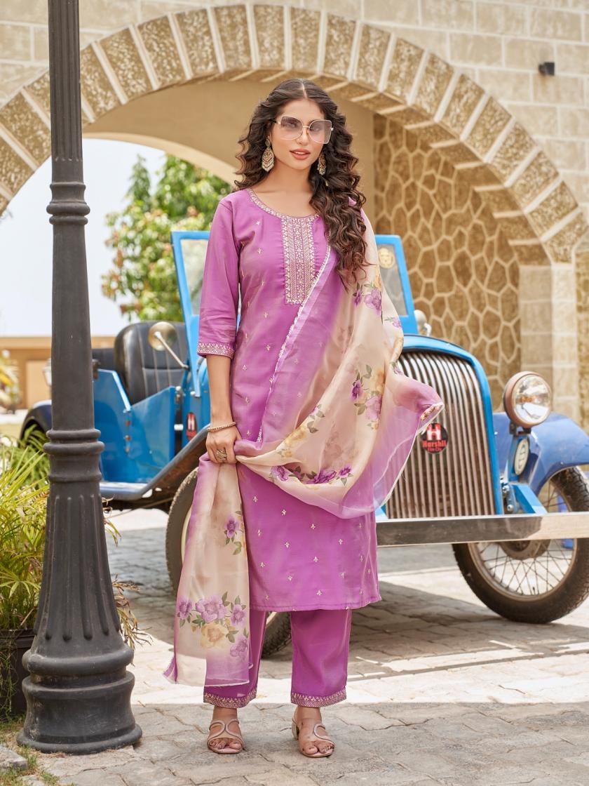 aanchi scorpio roman shimmer wholesale readymade suit 