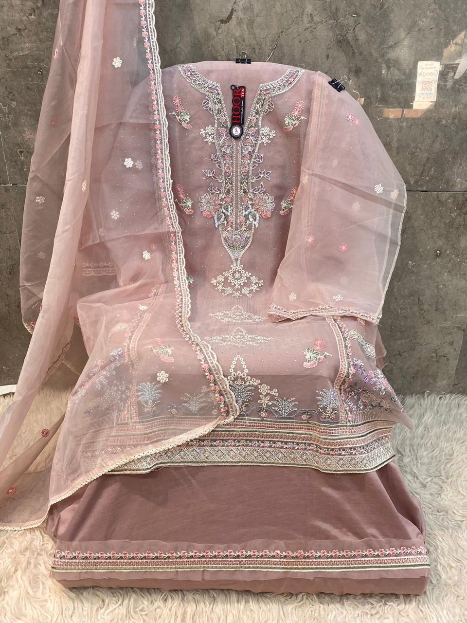 HOOR TEX OR-58 A To D Heavy Organza wholesale suit 