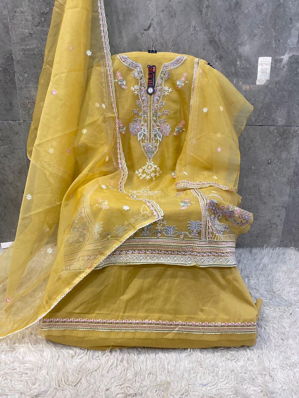 HOOR TEX OR-58 A To D Heavy Organza wholesale suit 
