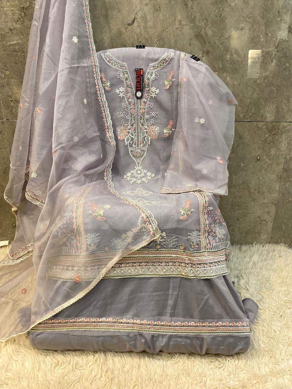 HOOR TEX OR-58 A To D Heavy Organza wholesale suit 