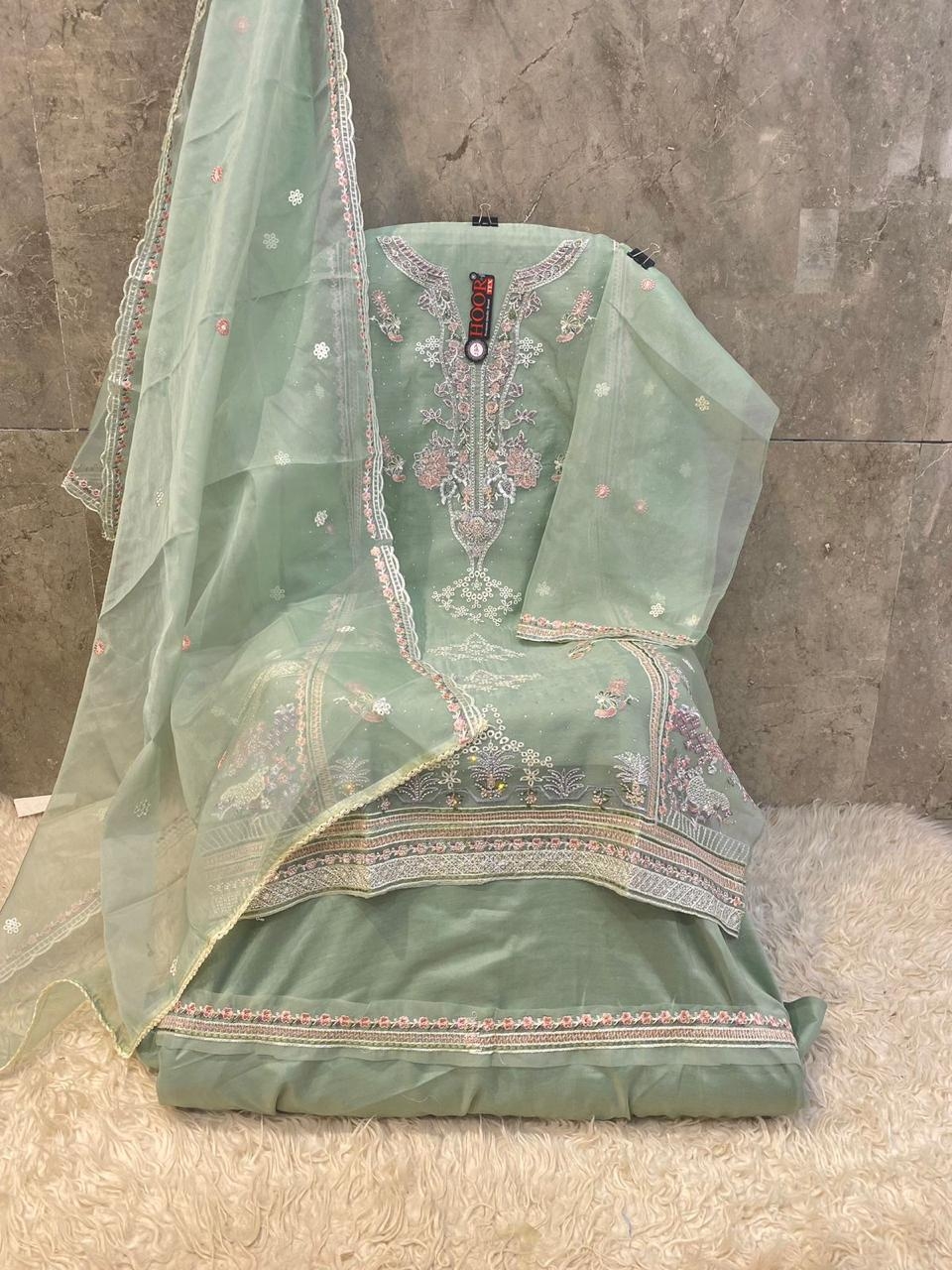 HOOR TEX OR-58 A To D Heavy Organza wholesale suit 