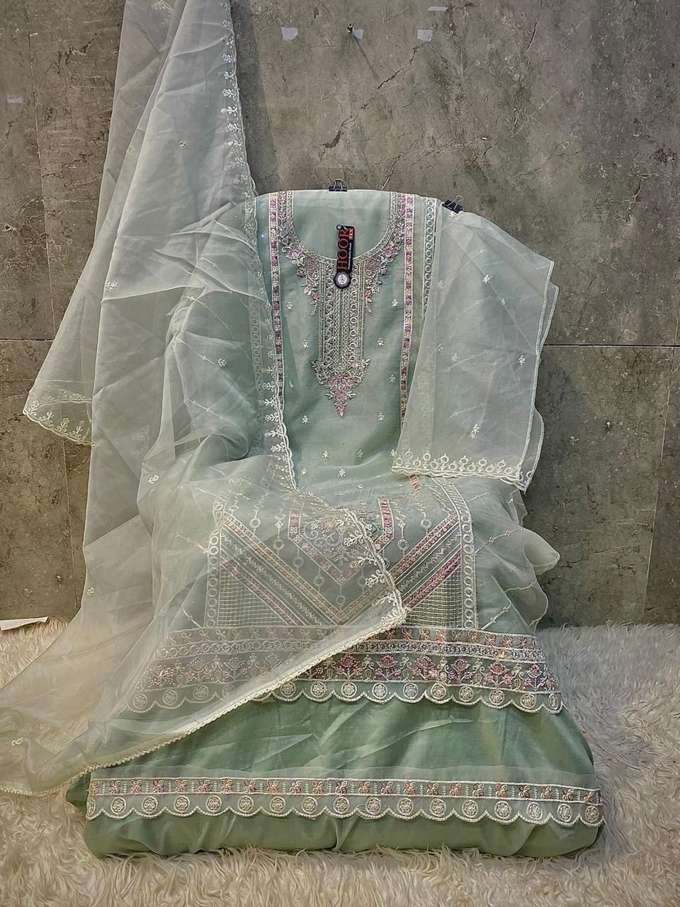HOOR TEX OR-59 A To D Heavy Organza wholesale suit 