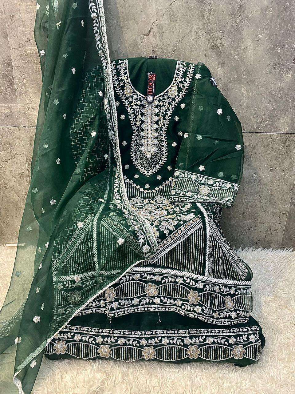 hoor tex OR-68 A To D Heavy Organza wholesale suit 