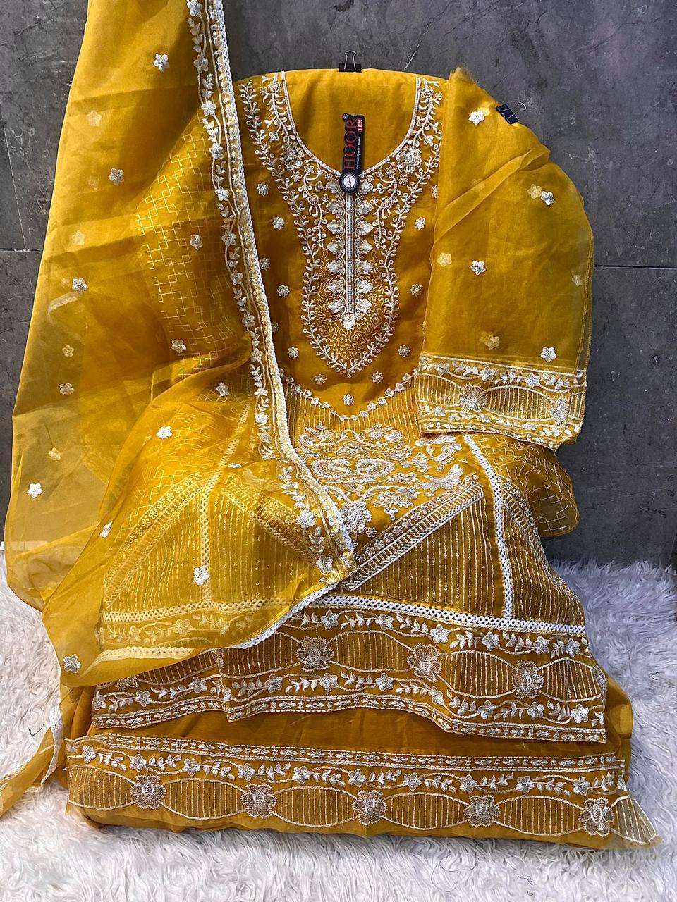 hoor tex OR-68 A To D Heavy Organza wholesale suit 