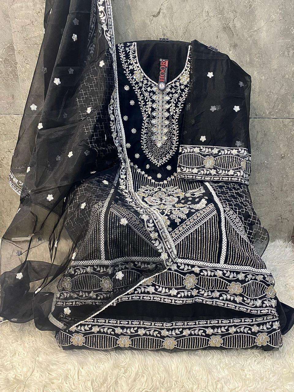 hoor tex OR-68 A To D Heavy Organza wholesale suit 
