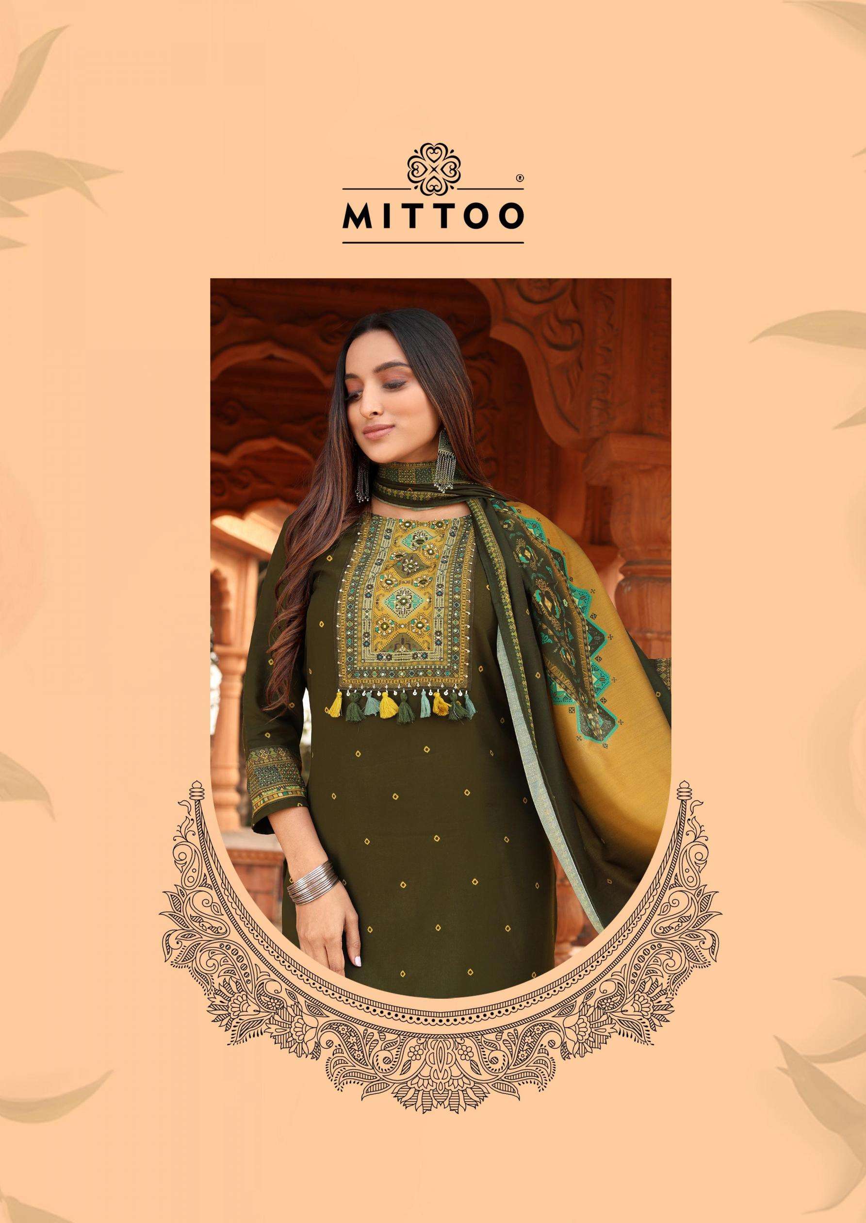 mittoo COLOR DROP series 4001-4006 Heavy Rayon wholesale suit 