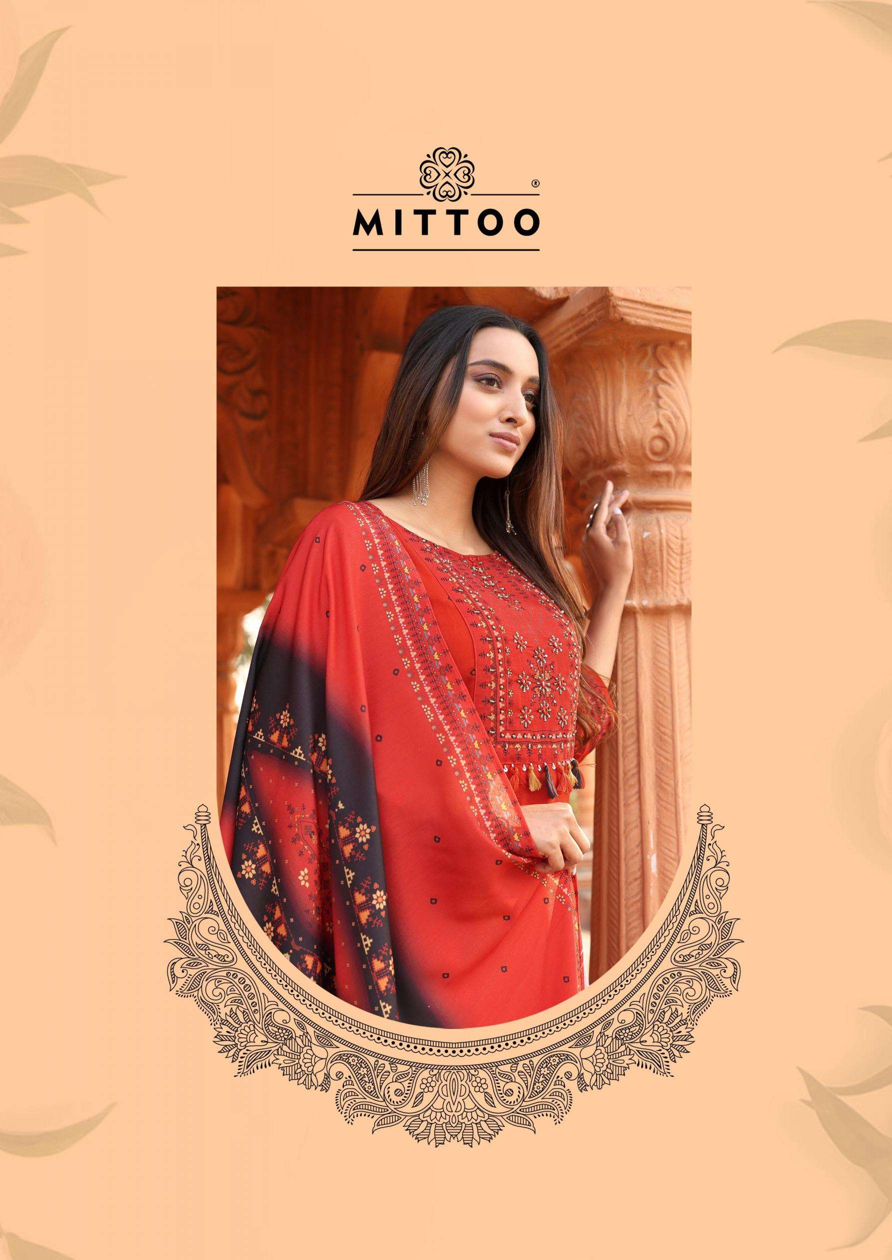 mittoo COLOR DROP series 4001-4006 Heavy Rayon wholesale suit 