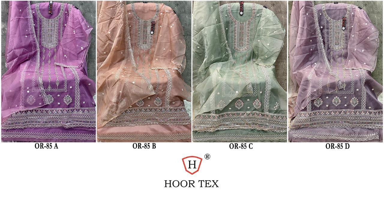 HOOR TEX OR-85 A To D Heavy Organza wholesale suit 