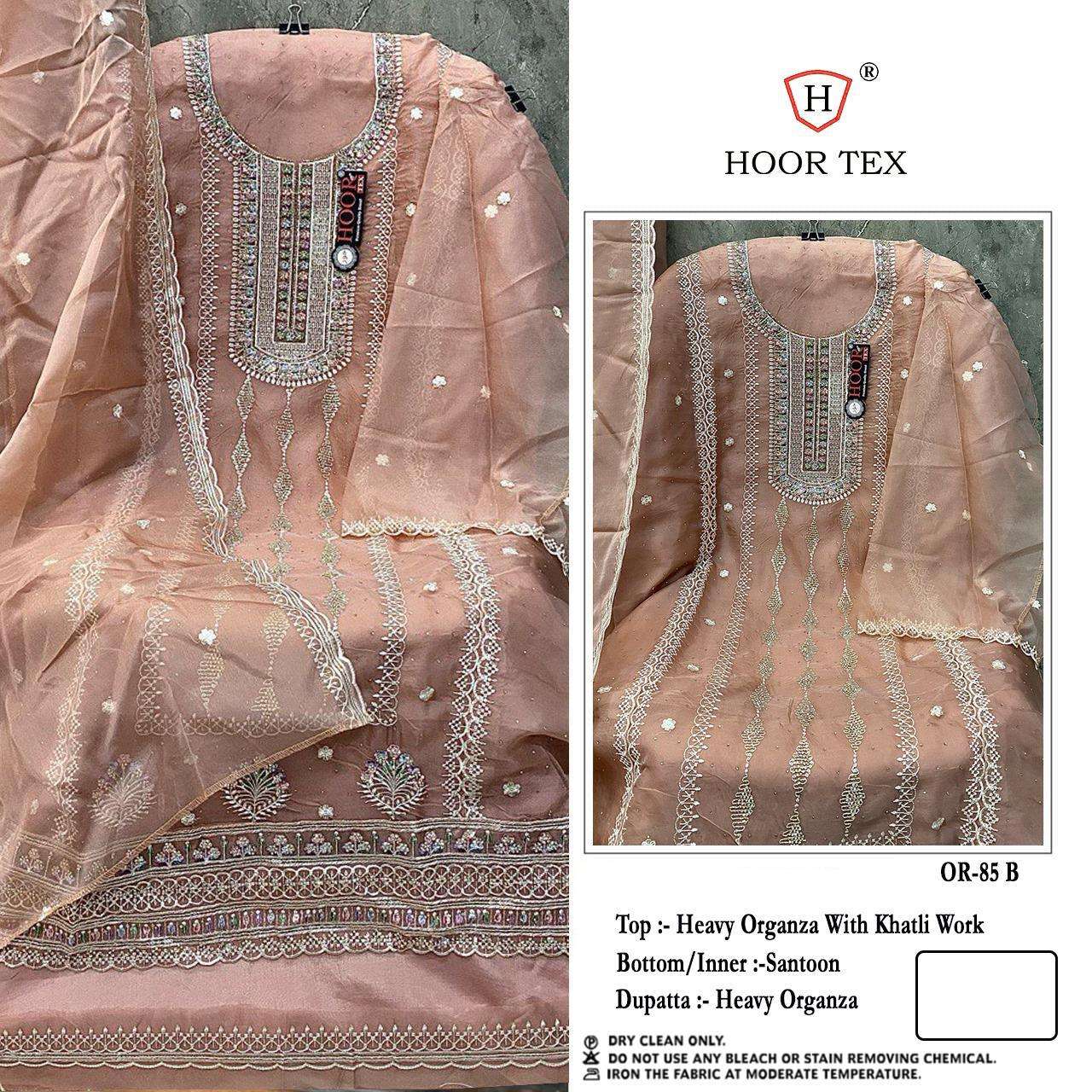 HOOR TEX OR-85 A To D Heavy Organza wholesale suit 
